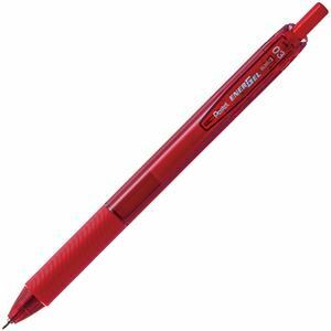 【新品】（まとめ）ぺんてる ゲルインキボールペン エナージェルエス 0.3mm 赤 BLN123-B 1本 【×30セット】