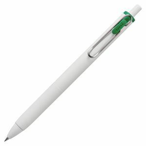 【新品】（まとめ）三菱鉛筆 ゲルインクボールペン ユニボール ワン 0.38mm グリーン （軸色：オフホワイト） UMNS38.6 1本 【×30セ