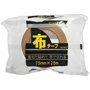 【新品】スリオンテック 布テープ No.343720 75mm×25m No.343720-75x25 1セット（24巻）