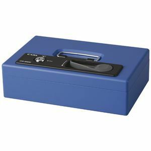 【新品】カール事務器 キャッシュボックス A5 W275×D180×H86mm ブルー CB-8800 1台