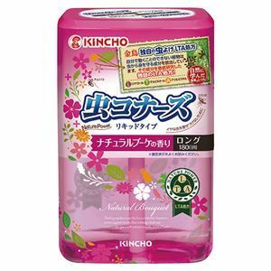 【新品】（まとめ）大日本除蟲菊 KINCHO 虫コナーズ リキッドタイプ 180日用 ナチュラルブーケ 1セット（5個） 【×3セット】