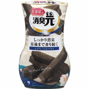 【新品】（まとめ）小林製薬 お部屋の消臭元 心がなごむ炭の香り 400ml 1個 【×10セット】