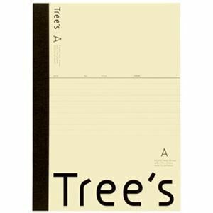 【新品】（まとめ）キョクトウ・アソシエイツ Trees B5 A罫 50枚 クリーム【×30セット】