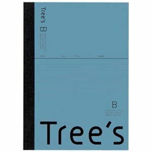 【新品】（まとめ）キョクトウ・アソシエイツ Trees A6 B罫 48枚 ブルーグレー【×50セット】