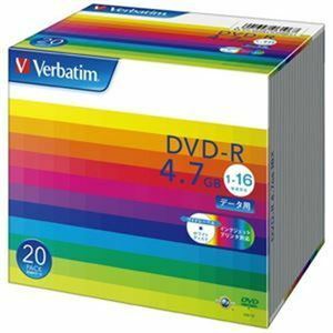【新品】（まとめ）Verbatim Japan DVD-R 4.7GB DHR47JP20V1 20枚【×3セット】