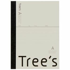 【新品】（まとめ）キョクトウ・アソシエイツ Trees A6 A罫 48枚 クリーム【×50セット】