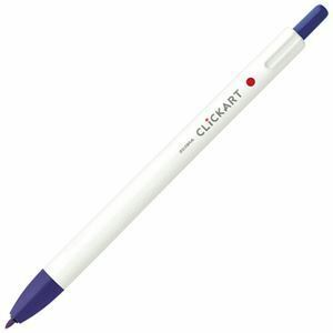 【新品】（まとめ）ゼブラ ノック式水性カラーペン クリッカート 紫 WYSS22-PU 1本 【×50セット】