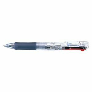 【新品】（まとめ） ゼブラ クリップオンG 4色ボールペン 0.7mm 透明 【×20セット】