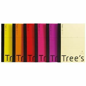 【新品】（まとめ）キョクトウ・アソシエイツ Trees B5 A罫 30枚 イエロー【×50セット】