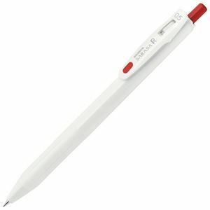 【新品】(まとめ) ゼブラ ゲルインクボールペン サラサR 0.5mm 赤 (軸色：白) JJ29-R1-R 1セット(10本) 【×5セット】