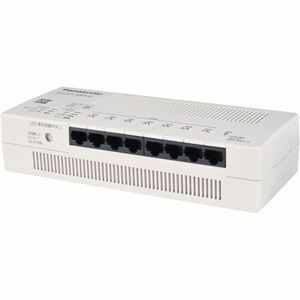 【新品】パナソニック LSネットワークス レイヤ2PoE給電スイッチングハブ Switch-S8PoE 8ポート PN210899 1台