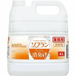 【新品】(まとめ) ライオン ソフラン プレミアム消臭 アロマソープの香り 業務用 4L 1本 【×3セット】