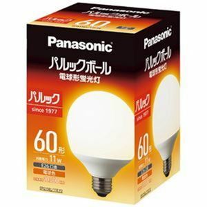 【新品】（まとめ）Panasonic 電球型蛍光灯 G60形 電球色 EFG15EL11EF2【×5セット】