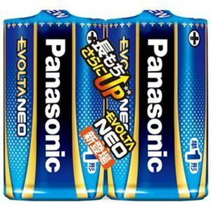 【新品】（まとめ）Panasonic 乾電池エボルタネオ単1形 2本入 LR20NJ／2SE【×30セット】