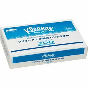 【新品】日本製紙クレシア クリネックス 水解性ハンドタオル200 200枚/パック 1セット(35パック)