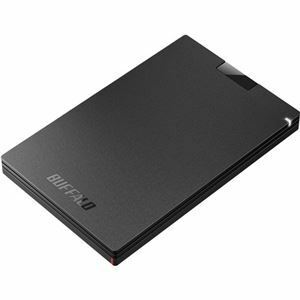 【新品】バッファロー USB3.2(Gen1)ポータブルSSD Type-A＆Cケーブル付属 250GB ブラック SSD-PGC250U3-BC 1