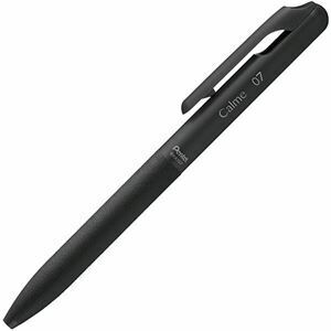 【新品】（まとめ）ぺんてる 単色ボールペン Calme(ポリシース仕様) 0.7mm 黒 (軸色：ブラック) XBXA107A-A 1本【×10セット