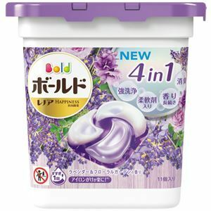 【新品】(まとめ）P＆G ボールド ジェルボール4D ラベンダー＆フローラルガーデンの香り 本体 1パック（11個）【×10セット】