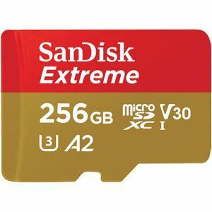 【新品】サンディスク エクストリーム microSDXC UHS-I カード 256GB SDSQXAV-256G-JN3MD