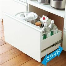 【新品】食器棚 約60cm ホワイト 大量収納 キッチン収納 カップボード ハイグレードダイニングシリーズ 組立品_画像3
