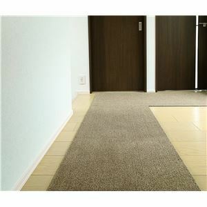 【新品】ラグタス 廊下敷マット BR ブラウン 【約60×200cm】