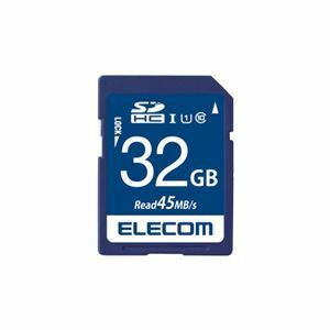 【新品】(まとめ）エレコムデータ復旧SDHCカード（UHS-I U1） 32GB MF-FS032GU11R 1枚【×10セット】