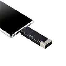 【新品】エレコムLightningコネクタ搭載USB3.2 Gen1メモリ 16GB ブラック MF-LGU3B016GBK1個_画像4