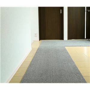 【新品】ラグタス 廊下敷マット GRY グレー 【約60×200cm】