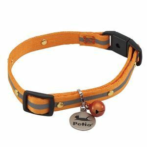 【新品】（まとめ）CAT COLLAR ラインカラー オレンジ【×3セット】 (猫用品/首輪)