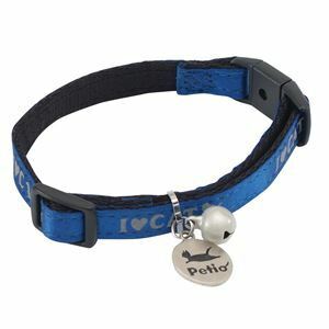 【新品】（まとめ）CAT COLLAR ラブキャットカラー ブルー【×3セット】 (猫用品/首輪)