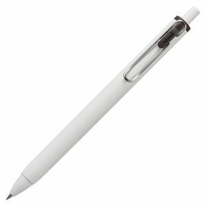 【新品】（まとめ）三菱鉛筆 ゲルインクボールペン ユニボール ワン 0.5mm 黒 （軸色：オフホワイト） UMNS05.24 1セット（10本） 【