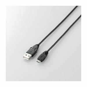 【新品】(まとめ)エレコム Micro-USB(A-MicroB)ケーブル U2C-AMB10BK【×5セット】