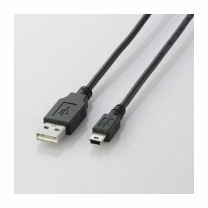 【新品】(まとめ)エレコム USB2.0ケーブル(mini-Bタイプ) U2C-M30BK【×5セット】