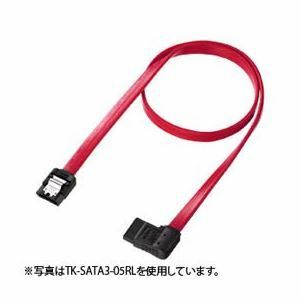 【新品】(まとめ)サンワサプライ 右L型シリアルATA3ケーブル TK-SATA3-03RL【×3セット】