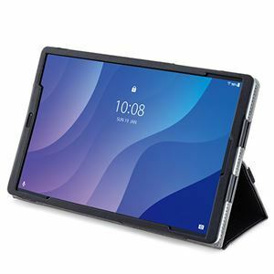 【新品】エレコム Lenovo Tab M10 HD 2nd Gen ケース カバー 手帳 フラップ レザー 軽量 ハンドホールドベルト付 ブラック