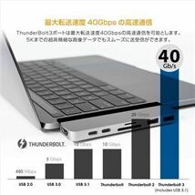 【新品】HYPER HyperDrive 7in2 DUO USB-C Hub for MacBook Pro HP15580_画像5