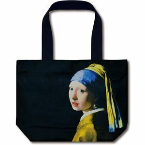 【新品】名画 バッグ ～ミュージアムアートコレクション～ Lサイズ フェルメール 「青いターバンの少女」
