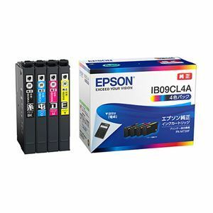 【新品】エプソン(EPSON) 【純正】 インクパック 4色パック(ブラック、シアン、マゼンタ、イエロー) IB09CL4A