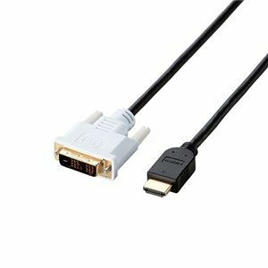 【新品】【5個セット】 エレコム HDMI-DVI変換ケーブル/1m/ブラック DH-HTD10BKX5