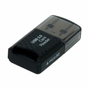 【新品】(まとめ) Digio2 USB2.0 microSD用 カードリーダーライター ブラック CRW-MSD79BK 【×2セット】