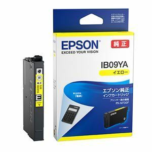 【新品】(まとめ) エプソン(EPSON) 【純正】 インクカートリッジ イエロー IB09YA 【×10セット】