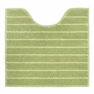 [ new goods ] border toilet mat approximately 58×55cm green (G)