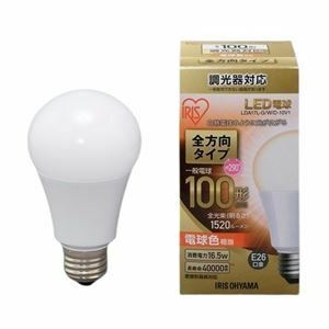 【新品】アイリスオーヤマ LED電球100WE26全方電球 LDA17L-G／W／D-10V1