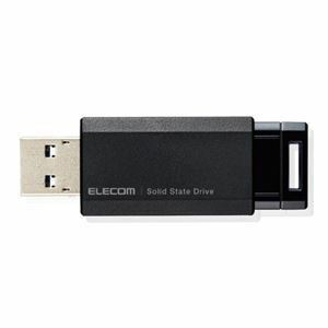 【新品】エレコム ノック式SSD 500GB ブラック ESD-EPK0500GBK
