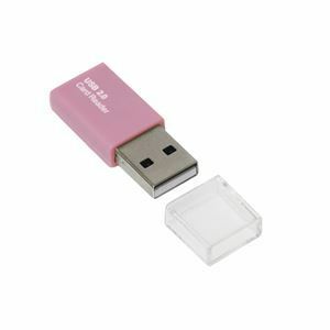 【新品】(まとめ) Digio2 USB2.0 microSD用 カードリーダーライター ピンク CRW-MSD78P 【×2セット】