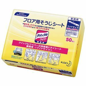 【新品】(まとめ) 花王 クイックルワイパー取替シート 立体吸着ドライ 600枚(50枚×12パック) 【×2セット】