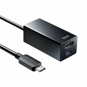 【新品】サンワサプライ USB Type-Cハブ付き HDMI変換アダプタ Type-Cハブ2ポート USB-3TCH34BK
