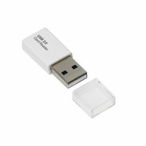 【新品】(まとめ) Digio2 USB2.0 microSD用 カードリーダーライター ホワイト CRW-MSD78W 【×2セット】