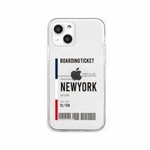 【新品】dparks ソフトクリアケース for iPhone 13 mini NEWYORK DS21129i13MN_画像1