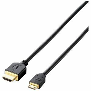 【新品】(まとめ) エレコム HDMI-miniHDMIケーブル 1.5m ブラック DH-HD14EM15BK 【×3セット】